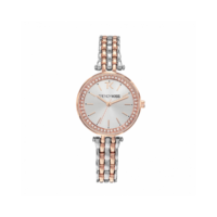 Montre Trendy Kiss TMRG10107-03 - Boîtier Acier Doré rose Bracelet Acier Doré rose Cadran Argent Femme