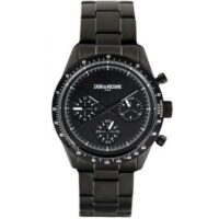 Montre Zadig & Voltaire ZVM301 - Montre Chronographe Dateur Acier Noir Zadig & Voltaire