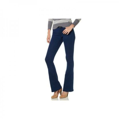 Pantalon bootcut 5 poches femme AJC - Bleu