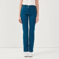 Pantalon droit taille haute