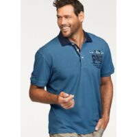 Polo manches courtes homme Man's World - Bleu