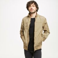 Promo : Blouson col montant multipoches homme Petrol Industries - Marron