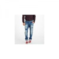 Promo : Jean tapered destroy homme US 32 Tasker Petrol Industries - Bleu