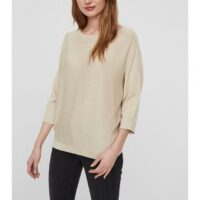 Pull col bateau femme Vero Moda - Beige