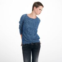 Pull manches longues Salsa femme - Bleu