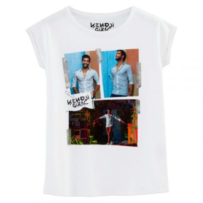 T-Shirt Kendji Girac à manches courtes fille Universal - Blanc
