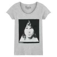 Tee-shirt manches courtes Doors femme - Gris