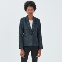 VESTE BLAZER AJUSTÉE BOUTONNÉE