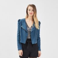 VESTE ESPRIT BIKER AJUSTÉE