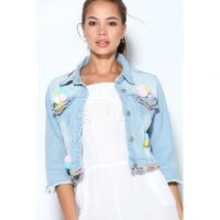 Veste En Jean Manches 3/4