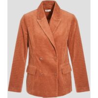 Veste blazer droite velours