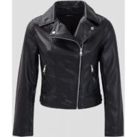 Veste droite esprit biker