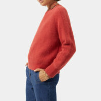 Pull droit uni Rouge Pablo