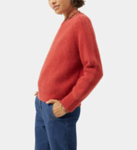 Pull droit uni Rouge Pablo