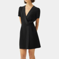 Robe ajustée courte Noir Pablo