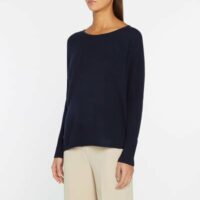 Pull cachemire femme Nelsy ample Bleu Pablo