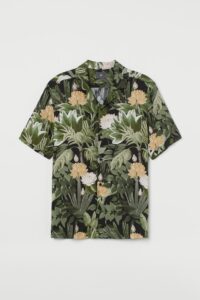 Chemise à col cubain H&M