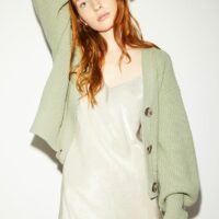 Gilet en maille côtelée H&M