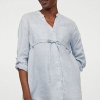 MAMA Blouse en lin H&M