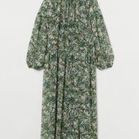 Robe longue en mousseline H&M