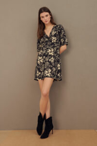 SOMA. Robe Courte Fleurie Ba&sh