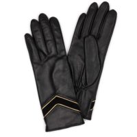 Gants tactiles détails or T.7