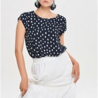 Blouse imprimé à pois