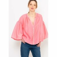 Blouse  oversize Rose CAMAIEU