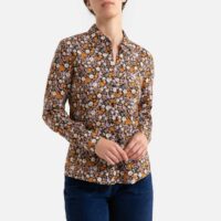 Chemise imprimée manches longues Marron SCOTCH AND SODA