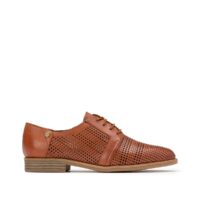 Derbies cuir ajouré Lyna Marron tamaris