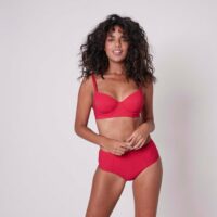 Haut de maillot de bain avec armatures  CADAQUES Rouge SIMONE PERELE