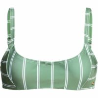 Haut de maillot de bain bikini à armatures. Vert Roxy