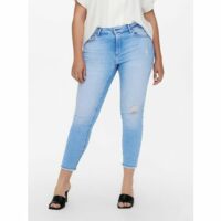 Jean skinny CurvyCar Willy vie reg cheville Bleu CARMAKOMA