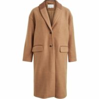 Manteau droit mi-long