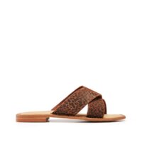 Mules cuir Troa Marron Vero Moda