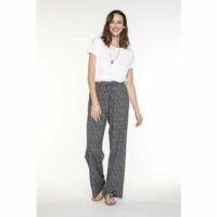 Pantalon 100% viscose luide imprimé fleuri PADO Multicolore CHEMINS BLANCS