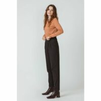 Pantalon en COTON BIO DOMAIKIA Noir SKFK