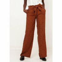 Pantalon large pois Camaïeu