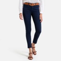 Pantalon slim en coton mélangé Marine Benetton