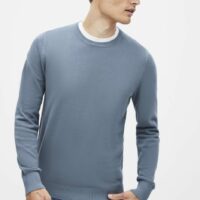 Pull col rond 100% coton CELIO