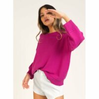 Pull en maille fine LEVINCE Rouge ANGE