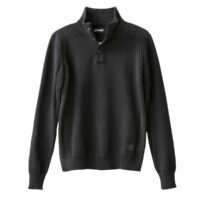 Pull grosse maille PL MILFORD 9 Bleu Marine - Noir - Gris Chiné Schott