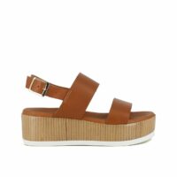 Sandales cuir Fab Marron JONAK