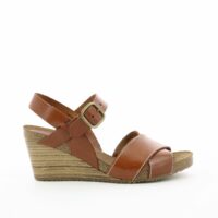 Sandales cuir Salambo Marron Kickers