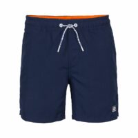 Short de bain mi-long Bleu Marine - Orange PETROL INDUSTRIES