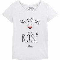 T-shirt LA VIE EN ROSÉ Rose LE FABULEUX SHAMAN