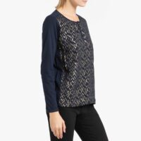 Tee shirt col rond manches longues imprimé Gerard Darel