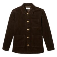 Veste boutonnée en velours côtelé Marron LA REDOUTE COLLECTIONS