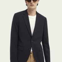 Scotch & Soda Blazer classique en mélange de laine Noir