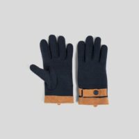 Gants en suédine - Bleu Marine Fantaisie Brice